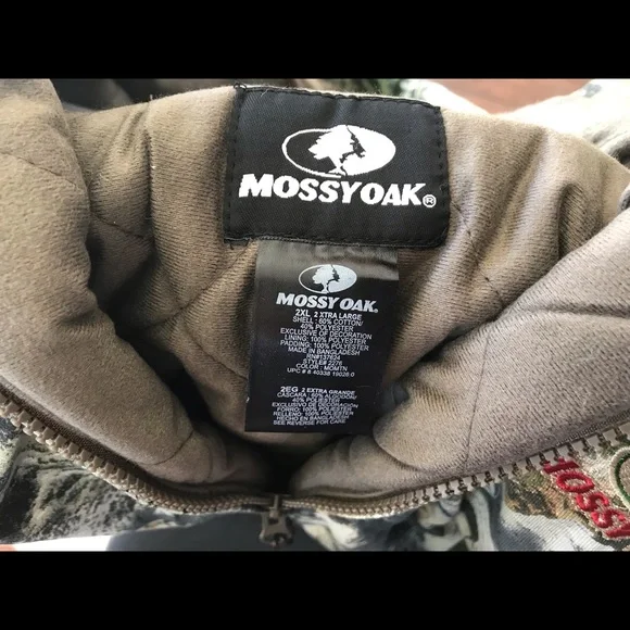 Mossy Oak Mountain Country Insulated Bomber Jacket Men’s NWT M, L, XL, 2XL - Picture 9 of 12